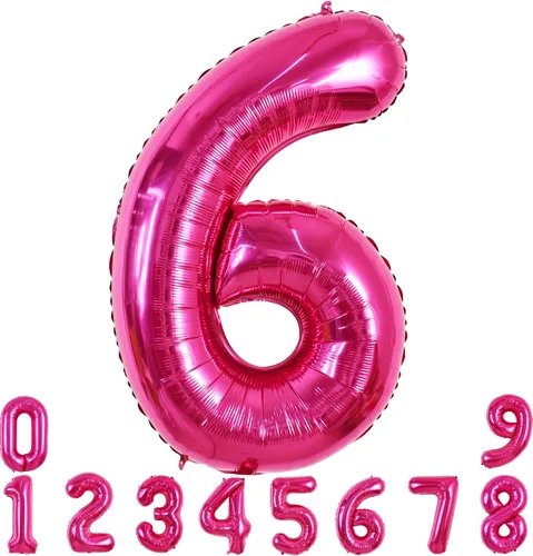 Miniatura 26 de TONIFUL 40 Inch Pastel Blue Number 8 Foil Balloons Large Mylar Foil Digital 8 Balloons for 8th Birthday, Gender Neutral Party, Baby Shower, Oro rosa