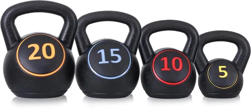 Miniatura 9 de LEMY Juego de pesas rusas de 3/4 piezas, equipo de fitness, pesas rusas de agarre ancho, entrenamiento de cuerpo completo, entrenamiento de núcleo