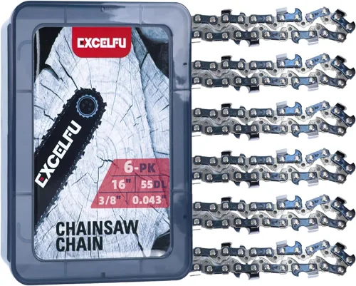 Miniatura 9 de Cadena de motosierra de 8 pulgadas para Greenworks Earthwise Craftsman Remington Chicago Kobalt Portland paquete de 3 unidades de 8 pulgadas 3/8