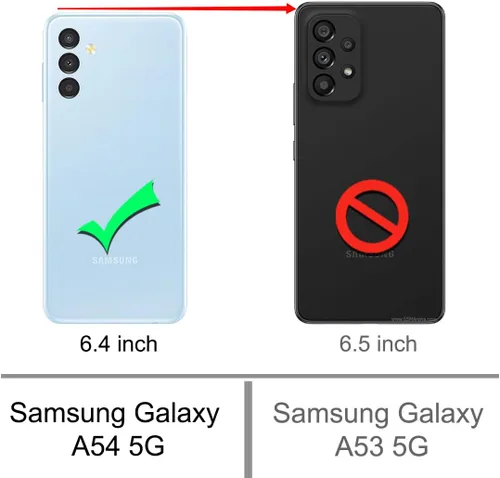 Miniatura 2 de Osophter Funda para Samsung Galaxy A54 5G, Samsung A54 5G Funda de absorción de golpes Flexible TPU Caucho Protector de teléfono celular (negro)