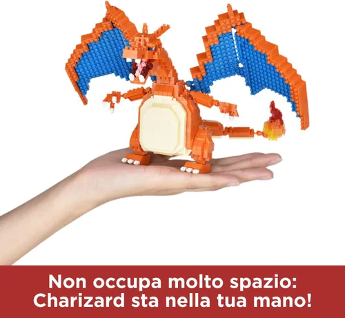 Miniatura 4 de nanoblock - Pokémon - Edición Charizard Deluxe, kit de construcción de la serie Pokémon