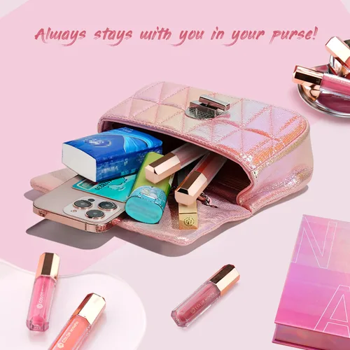 Miniatura 5 de Color Nymph Colección de 16 piezas de brillo labial, brillo labial brillante para mujeres y niñas, set de brillo labial de color duradero con ricos