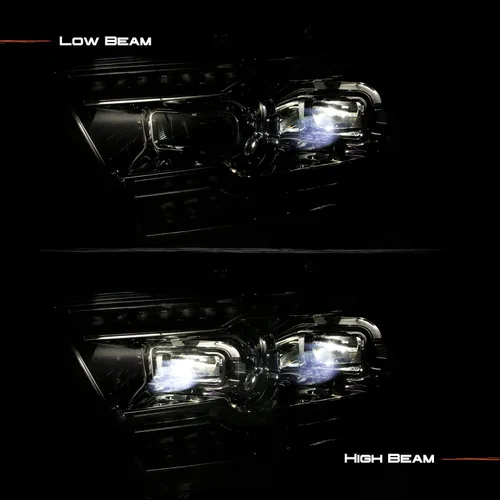 Miniatura 7 de AKKON - Compatible con Dodge RAM 1500 modelo halógeno 2019-2024 con proyector dual actualizado + faros de barra de luz secuencial LED completo
