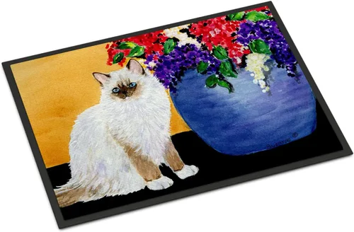 Miniatura 8 de Caroline's Treasures SS8604MAT - Tapete Ragdoll para puerta delantera, 18 x 27 pulgadas, para interiores y exteriores, para entrada, antideslizante