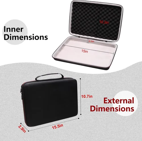 Miniatura 2 de LTGEM - Funda rígida de EVA para Pioneer DJ DDJ-XP2 Subcontrolador - Bolsa protectora de almacenamiento