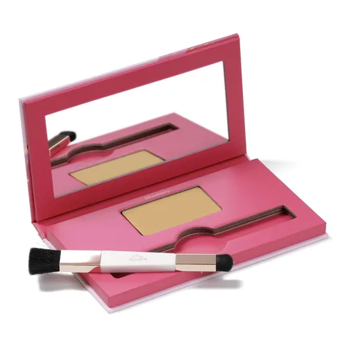 Miniatura 8 de eSalon Retoque de raíces + polvo de cejas, oculta y cubre (negro) - Polvo de línea capilar para mujeres - Corrector y relleno para adelgazamiento
