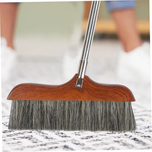 Miniatura 6 de Escoba reutilizable de limpieza de suelos para uso en interiores, escoba de limpieza del hogar resistente con recogedor para barrer suelos, cocina