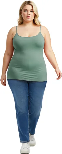 Miniatura 316 de Emmalise Camisola larga casual básica para mujer, con tirantes ajustables, top en capas