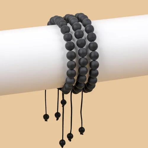 Miniatura 31 de AD Beads Pulseras de piedras preciosas unisex de 0.315 pulgadas (0.315 in), macramé curativo ajustable de 7 a 9 pulgadas Usa esta pulsera