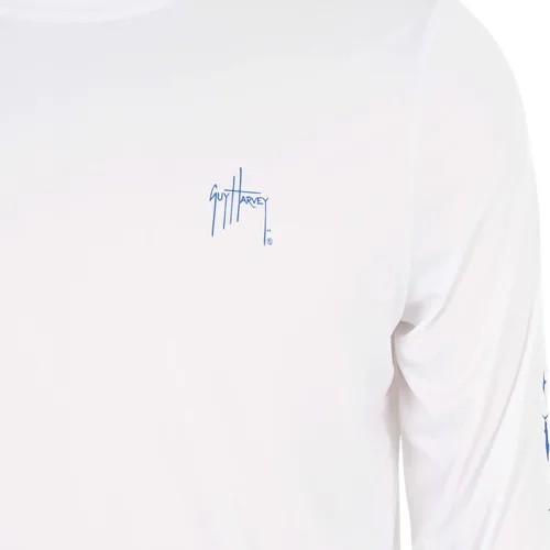 Miniatura 4 de Guy Harvey Camisa de manga larga para hombre con protección solar UPF 50+