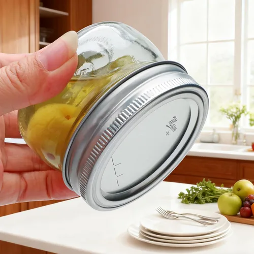 Miniatura 4 de Tarros pequeños de 4 onzas, paquete de 25 frascos de conservas pequeños con tapas regulares para especias, mermelada, miel, gelatina, postre