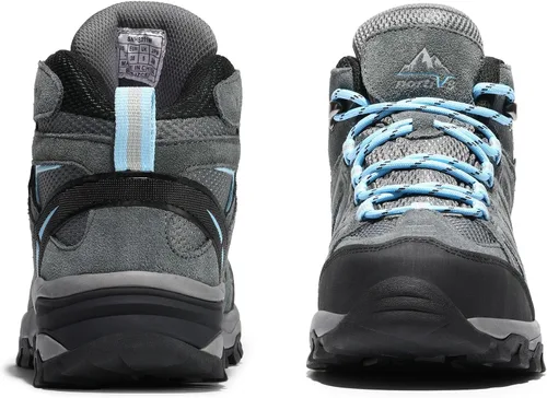 Miniatura 8 de NORTIV 8 Botas de senderismo impermeables para mujer, para exteriores, senderismo, camping, botas de búsqueda