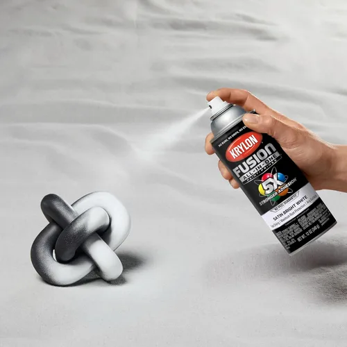 Miniatura 278 de Krylon Fusion - Pintura en aerosol adhesiva todo en uno para uso en interiores y exteriores, 12 onzas, aluminio