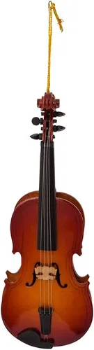 Miniatura 3 de Kurt Adler - Adorno de violín de madera de 5.5