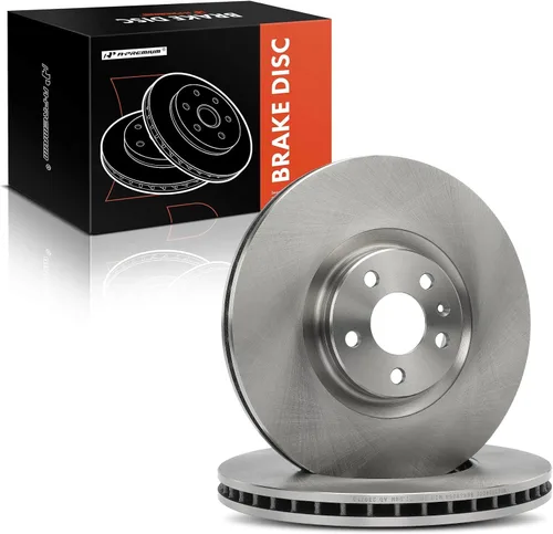 Miniatura 8 de A-Premium Rotores de freno de disco ventilados delanteros de 13.58 pulgadas (13.583 in) compatibles con modelos seleccionados de Volvo - XC60, XC90