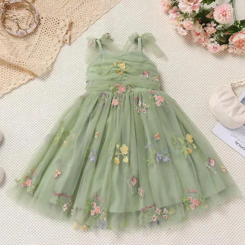 Miniatura 211 de IMEKIS Vestido de princesa de cumpleaños para niña pequeña, confeti brillante, bohemio, arco iris, pastel, sesión de fotos, traje para 1-6T