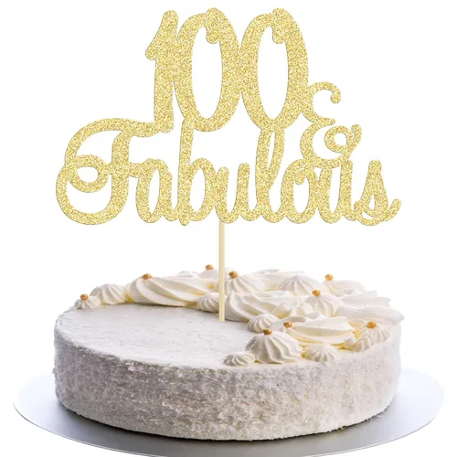 Miniatura 21 de Gyufise 1 decoración de 30 con purpurina dorada y fabulosos adornos para tartas de 30 años y fabulosos adornos para tartas de cumpleaños de 30 años