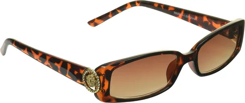 Miniatura 20 de proSPORT Lentes de sol de lectura con lentes completos, lentes tintados, para mujer, con emblema de medusa, emblema de medusa, color dorado