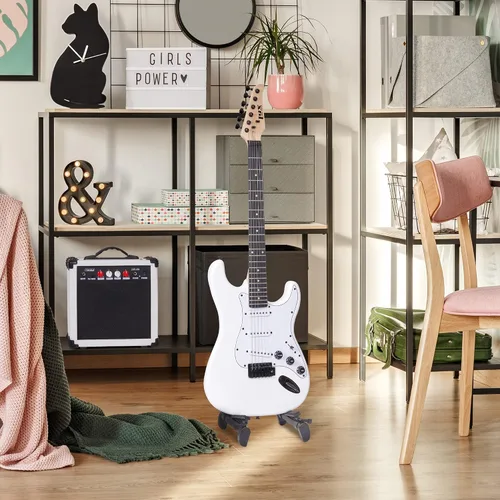 Miniatura 5 de LyxPro CS 39" - Kit de guitarra eléctrica para principiantes, intermedios y profesionales con guitarra, cable de amplificador, 6 púas y guía