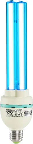 Miniatura 14 de Lámpara desinfectante UV de 36 vatios, paquete de 2 unidades, 72 W, con control remoto, potente luz UVC con base E26 para sótano, dormitorio