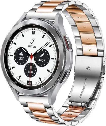 Miniatura 16 de Correa compatible con Samsung Galaxy Watch 6/6 Classic/Galaxy Watch 5/5 Pro / 4/4 Classic/Galaxy 3 de 1.614 pulgadas, correa de repuesto de metal
