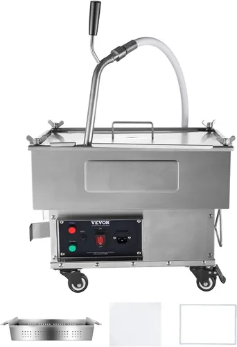 Miniatura 9 de VEVOR Filtro para freidora profunda de 18 L/44 LBS/5.8 galones, sistema de filtro de aceite para freír máquina de 300 W, filtro de aceite
