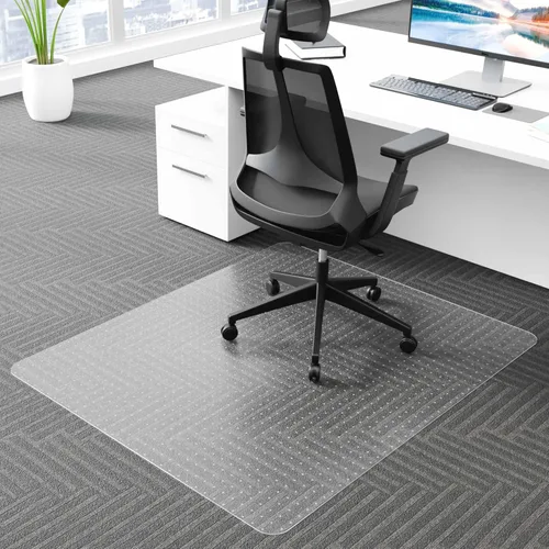 Miniatura 10 de Amyracel Tapete para silla de oficina para suelo de madera dura, tapete de escritorio para suelos de madera, tapete transparente para silla