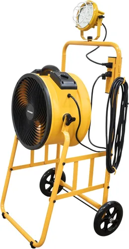 Miniatura 2 de XPOWER Ventilador de muelle FA-300K6 con carro y luz (azul)