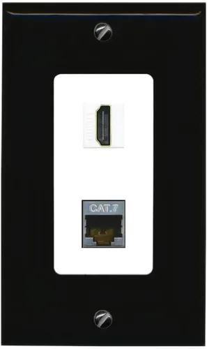 Miniatura 12 de RiteAV Placa de pared HDMI y Cat7 - 1 banda [marrón/marrón]