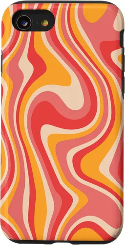 Miniatura 17 de iPhone 11 Pro Max Retro Groovy Liquid Swirl Hippie 70's 80's Psychedelic Phone Case