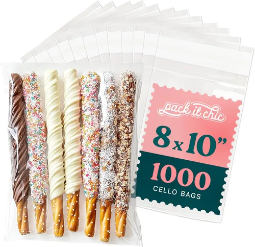 Miniatura 21 de Pack It Chic - Bolsas de celofán resellables transparentes de 10 x 13 pulgadas (paquete de 1000) - Se adapta a impresiones, fotos, documentos de 10