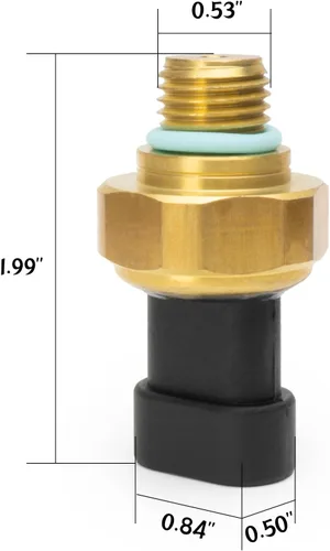 Miniatura 3 de 4921487 Interruptor emisor de presión de aceite compatible con Ford Serie A Truck 1996-1998 14.0L, L Series Truck 1994-1998 14.0L, 2554 1999-2000