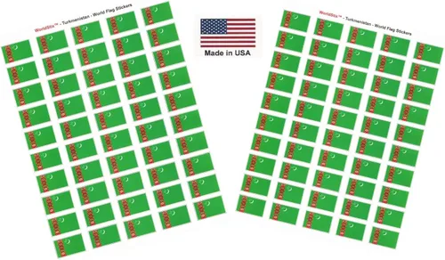 Miniatura 261 de 100 calcomanías de la bandera de Alaska; 1.5" x 1" hechas en Estados Unidos, calcomanías autoadhesivas de la bandera del estado para álbumes
