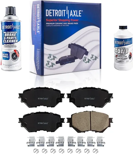 Miniatura 139 de Detroit Axle - Pastillas de Freno Delantero para Mercedes- Benz C230 C250 C300 SLK250, Pastillas de Freno Cerámica w/Reemplazo de Hardware