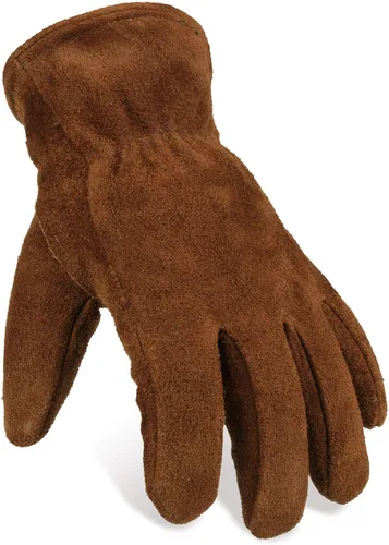 Miniatura 16 de OZERO 2 pares de guantes de trabajo de cuero de invierno para clima frío al aire libre: guantes cálidos con aislamiento térmico para hombres