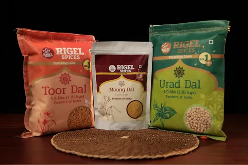 Miniatura 4 de Rigel Spices Toor Dal 4 libras – Arhar Dal para comidas nutritivas – Lentejas amarillas naturales Toor Dal – Ingrediente esencial de la cocina india.