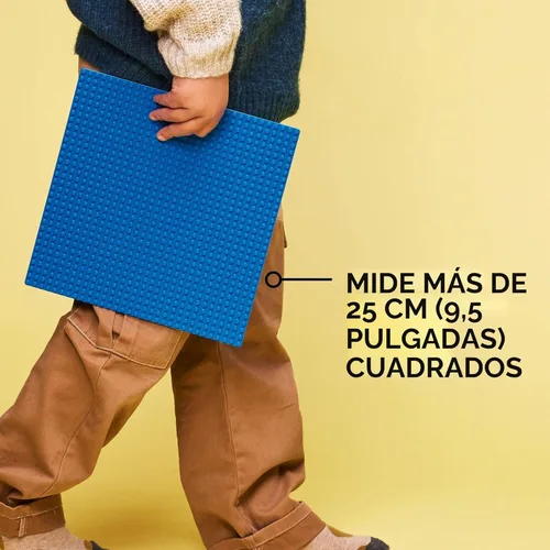 Miniatura 5 de LEGO Classic Blue Baseplate 11025 - Juego de juguetes de construcción para niños en edad preescolar, niños y niñas a partir de 4 años (1 pieza)
