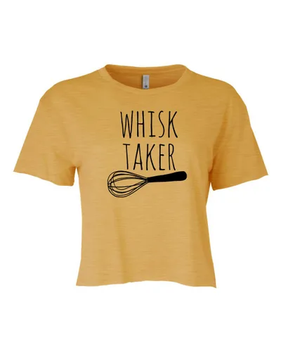 Miniatura 16 de I Walk The Lime, Cute Women's Screen Printed Crop Tee, Shirts With Sayings, Heather Gray or Gold (S, Heather Gray)