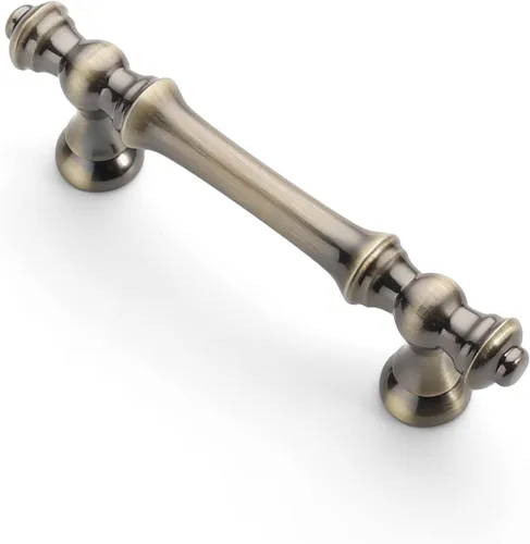 Miniatura 11 de Asidrama 1 paquete de 3 pulgadas (2.992 in) de latón cepillado, tiradores dorados para gabinete de cocina, accesorios para gabinetes de cocina