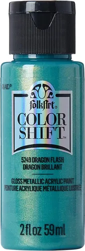Miniatura 12 de FolkArt Pintura de cambio de color, 2 onzas, Plum Flash 2 Fl Oz Flash de ciruela