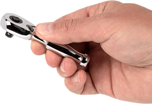 Miniatura 6 de TEKTON Trinquete de liberación rápida corto y grueso de 1/4 pulgadas x 3 pulgadas SRH11003