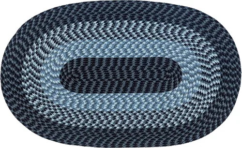 Miniatura 7 de La colección Better Trends Alpine Braid es una alfombra reversible para interiores duradera y resistente a las manchas 100% polipropileno