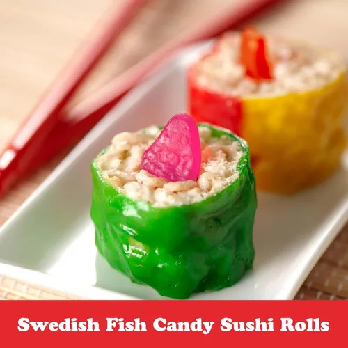 Miniatura 12 de SWEDISH FISH Mini caramelo tropical suave y masticable, caramelo a granel, bolsas de 12 - 8 onzas