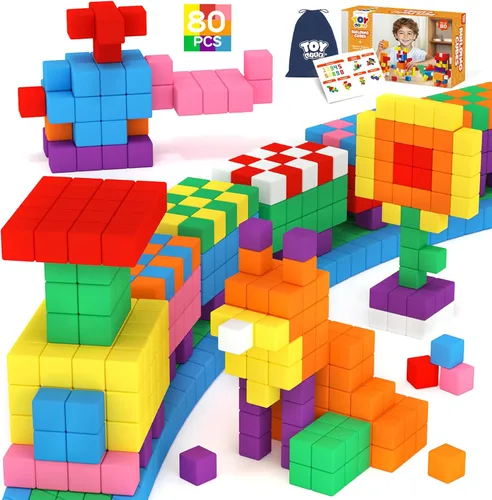 Miniatura 14 de TOY Life 36 piezas de bloques magnéticos para niños de 4 a 8 años, bloques de construcción magnéticos para niños pequeños de 3 a 5 años, juguetes