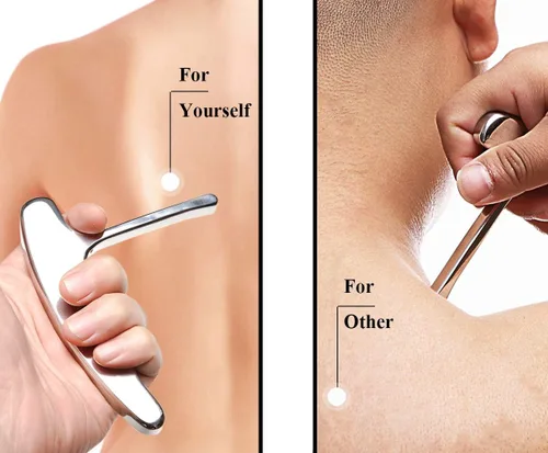 Miniatura 2 de Herramienta de masaje de punto de gatillo de acero inoxidable, masaje de tejidos profundos, reflexología, herramientas de masaje de acupresión