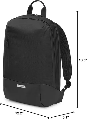 Miniatura 9 de Moleskine Mochila Metro, almacenamiento para laptop de 15 pulgadas, mochila de negocios, para hombres, mujeres, color negro