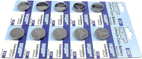 Miniatura 5 de HQRP Paquete de 50 pilas de litio CR2032 de 3 voltios CR2O32 CR2032L