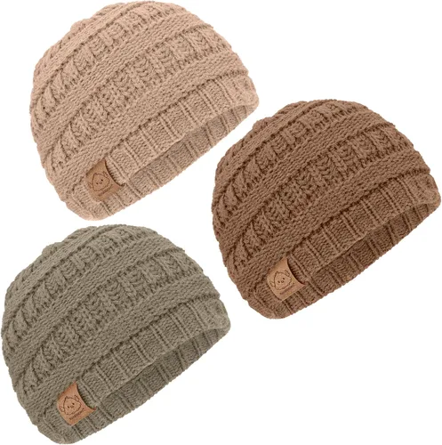 Miniatura 28 de KeaBabies 3-Pack Baby Beanies for Boys, Girls - Stretchy Knit Baby Hats, Cute Newborn