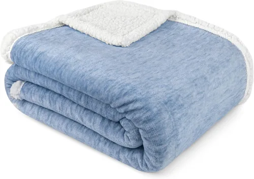 Miniatura 21 de PAVILIA Premium Manta de vellón sherpa a cuadros súper suave, acogedora, afelpada, microfibra ligera, reversible para sofá y cama, para todas