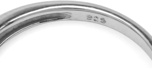 Miniatura 5 de Silvershake Anillo solitario de plata de ley 925 con nudo celta triquetra genuina